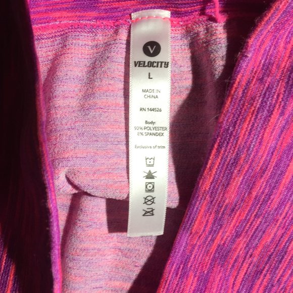 Pink Yoga Pants Narrow Cuff Petite L - Picture 9 of 11